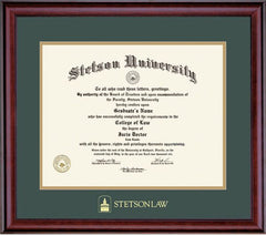 Stetson Law Classic Diploma Frame