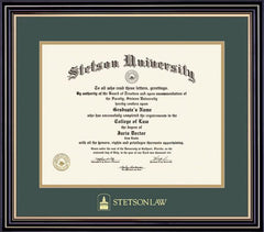 Stetson Law Prestige Diploma Frame