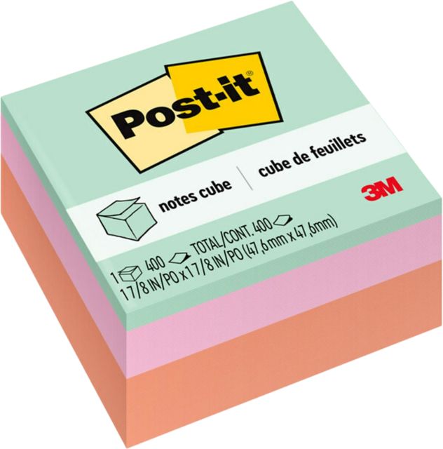POST-IT 1-7/8 400SH CUBE PAS | 3M Products | Stetson University